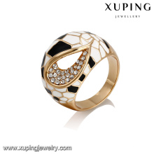 Anillo grande del nuevo diseño del producto de la moda de 14395 xuping en galjanoplastia 18k con la aleación de cobre para las mujeres